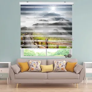  پرده زبرا زیو مدل L5016 سایز 150x280 سانتی متر