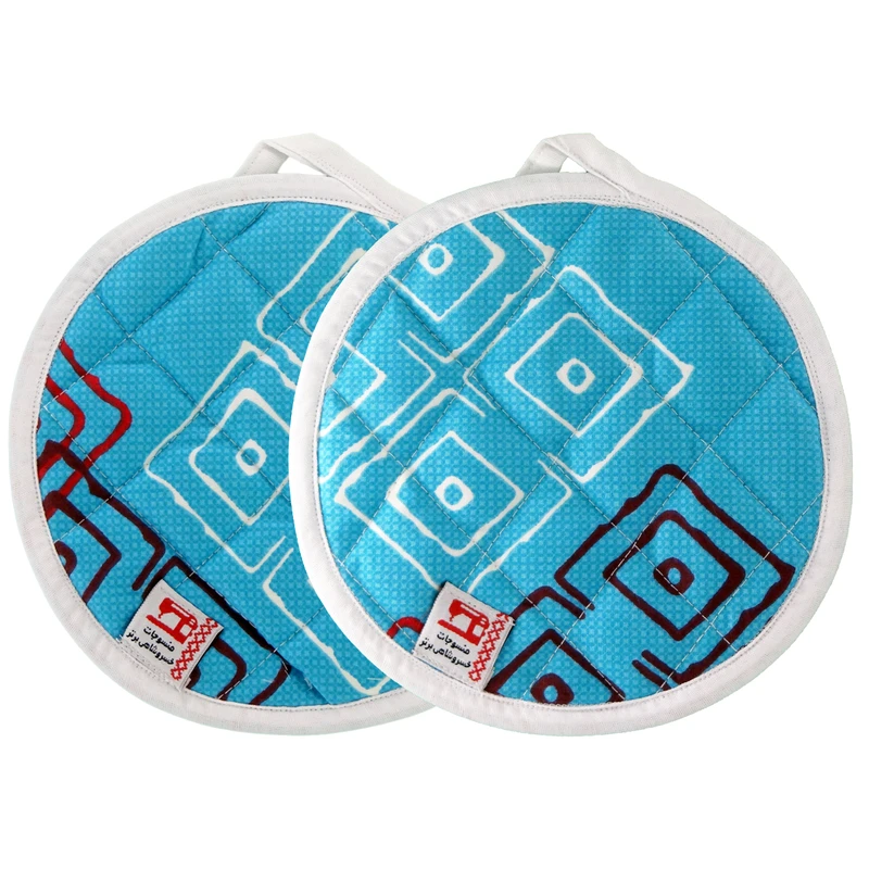 دستگیره منسوجات خسروشاهی برتر مدل گرد کد DGM109 بسته 2 عددی