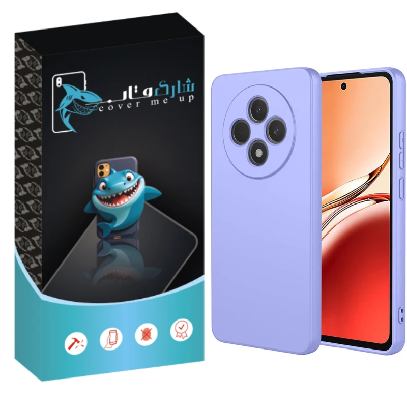 کاور شارک قاب مدل سیلیکونی مناسب برای گوشی موبایل شیائومی Redmi 14C