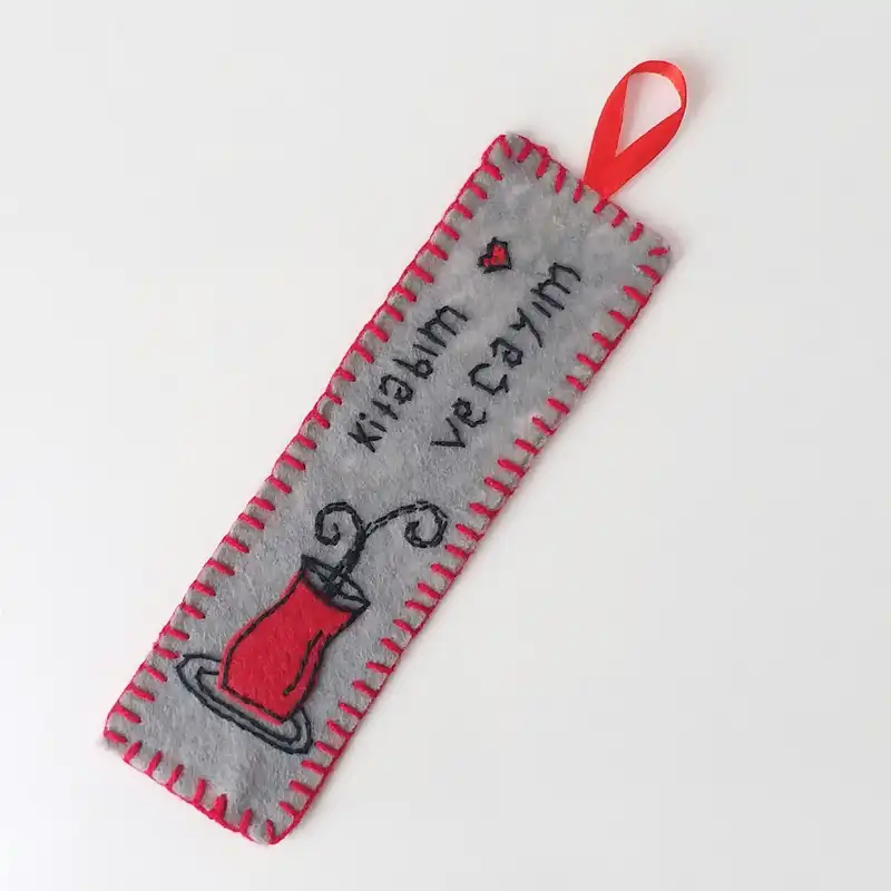 نشانگر کتاب مدل کتاب و چای BO104