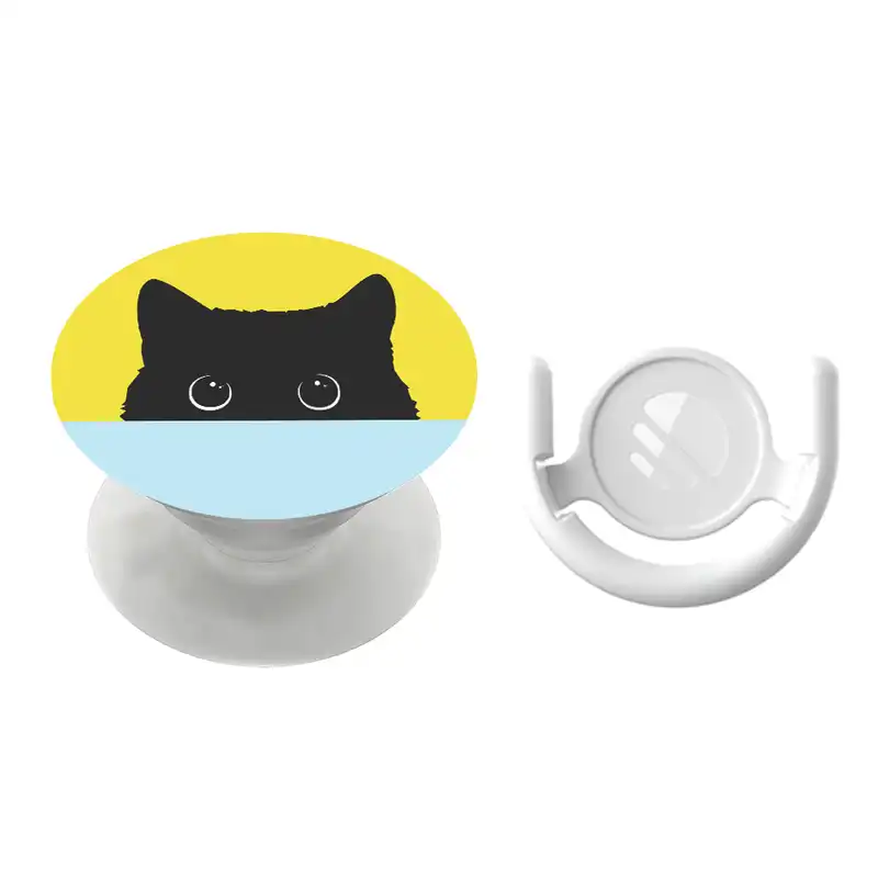 پایه نگهدارنده گوشی موبایل پاپ سوکت مگافون طرح گربه مدل 9014 به همراه پاپ کلیپ