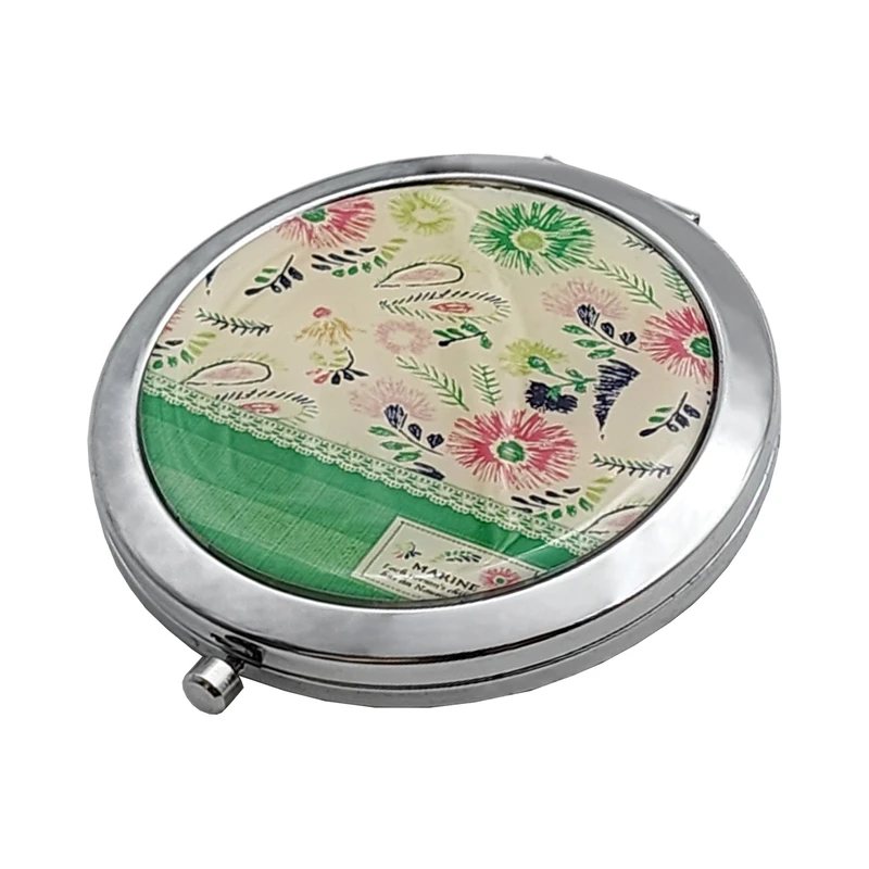 آینه جیبی مدل گل کد ZJ-MR33-29