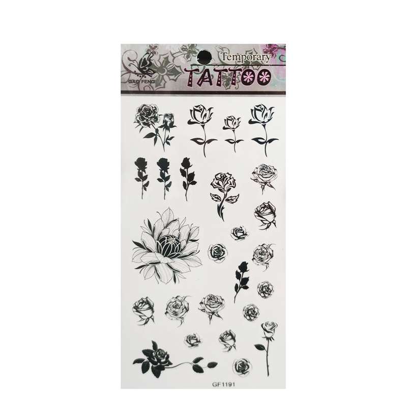 تتو موقت طرح گل کد 96