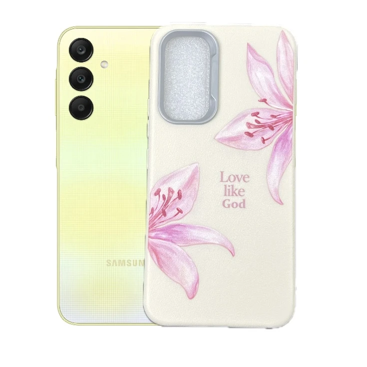 کاور طرح گل سوسن مناسب برای گوشی موبایل سامسونگ Galaxy A54