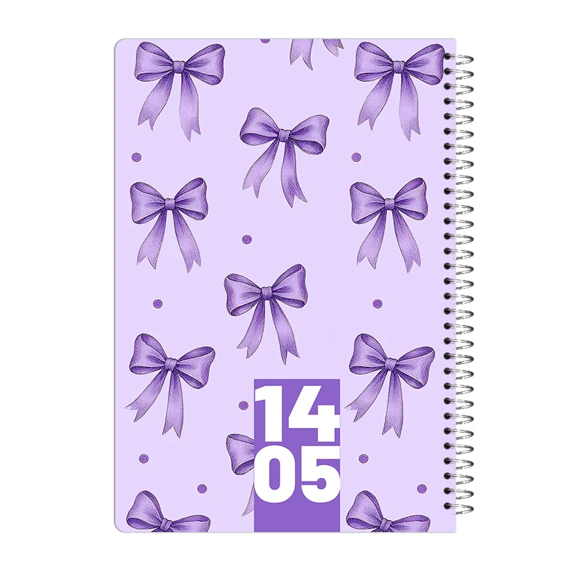 سررسید سال 1405 آی چاپ مدل فانتزی طرح پاپیون کد sr10