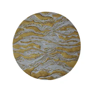 پادری مدل دایره طرح کلاسیک کد 8813 سایز 90 × 90 سانتی متر