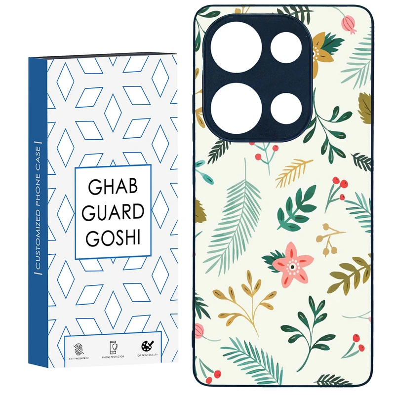 کاور قاب گارد گوشی طرح گل کد TPU-036 مناسب برای گوشی موبایل شیائومی Redmi Note 13 Pro 4G / Poco M6 Pro 4G