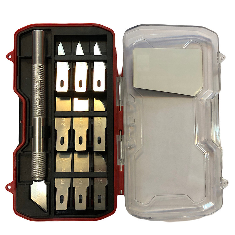 کاتر پارکساید مدل 01 به همراه 10 عدد تیغه کاتر