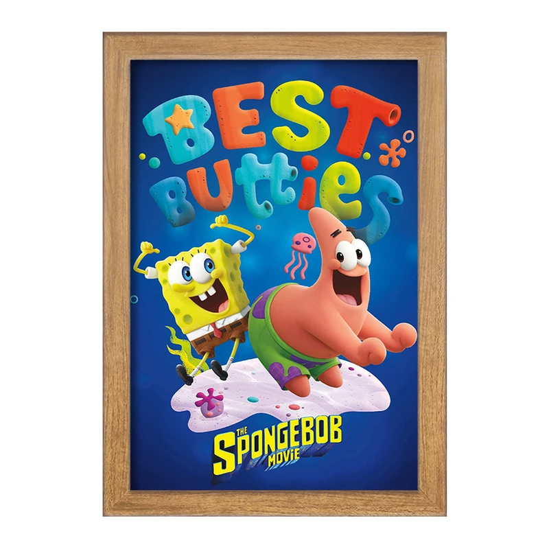 تابلو خندالو مدل پاتریک و باب اسفنجی  کد 4749