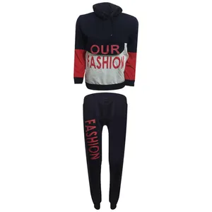 ست هودی و شلوار زنانه مدل OUR FASHION کد tm-1804 رنگ سرمه ای