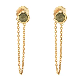 گوشواره طلا 18 عیار ماهک مدل ME0604 - مایا ماهک