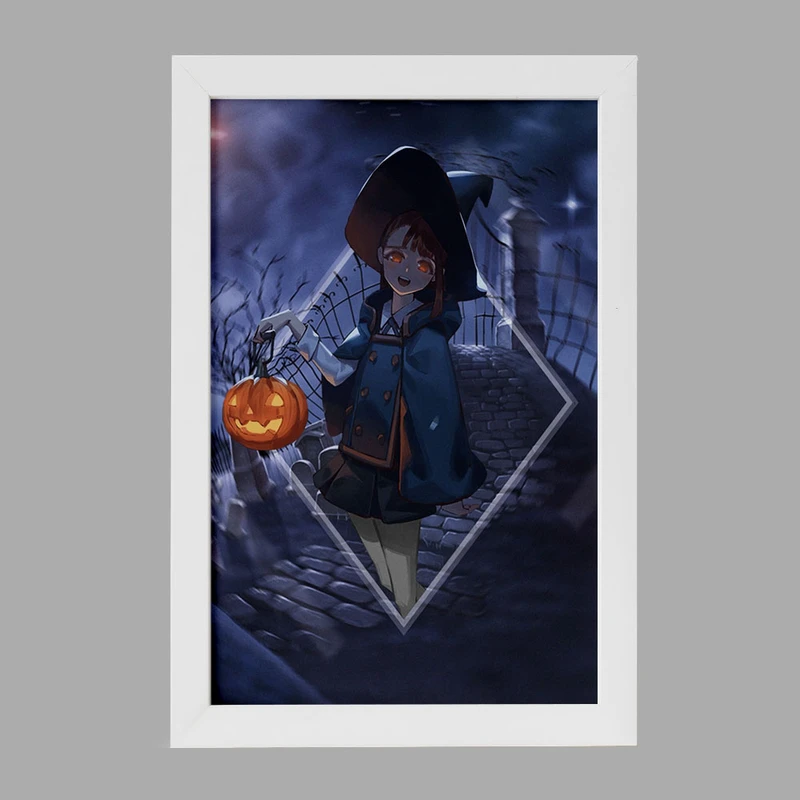 تابلو خندالو مدل اکو انیمه جادوگران کوچک Little Witch Academia  کد 22874