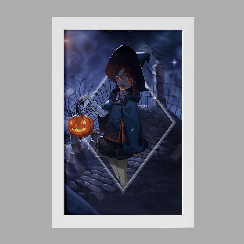 تابلو خندالو مدل اکو انیمه جادوگران کوچک Little Witch Academia کد 22874