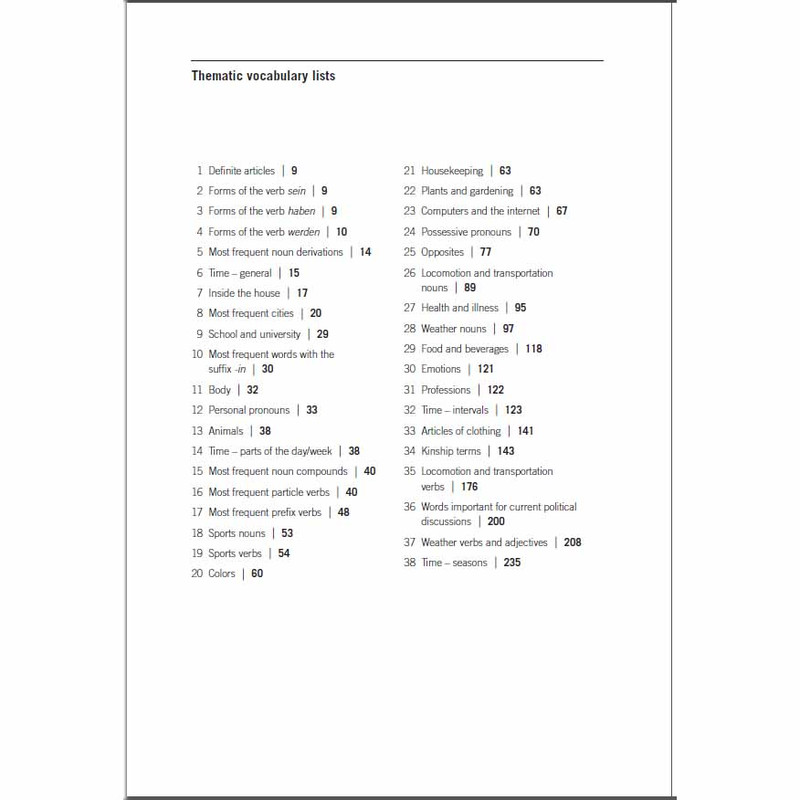 کتاب A frequency dictionary of German -Core vocabulary اثر learners chirner kav نشر دولت علم