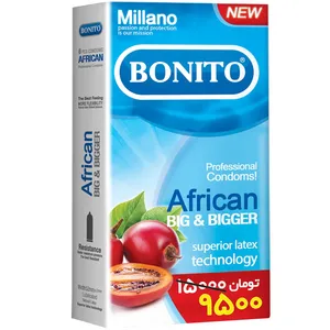 کاندوم بونیتو مدل African بسته 6 عددی