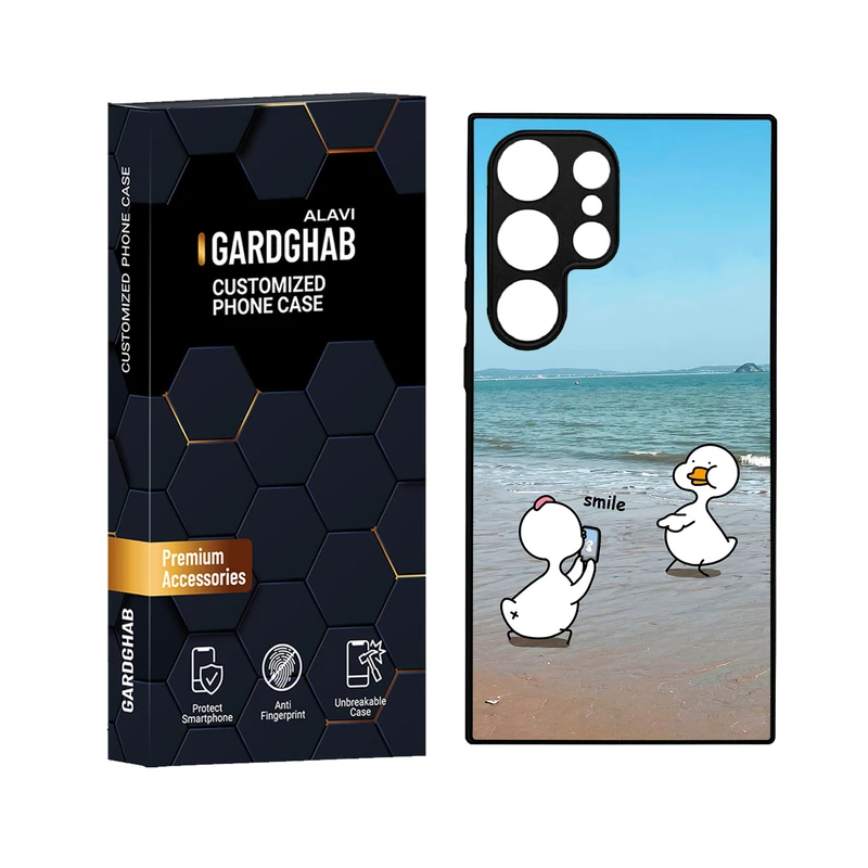 کاور گارد قاب علوی مدل دور ژله ای مناسب برای گوشی موبایل سامسونگ Galaxy S24 Ultra