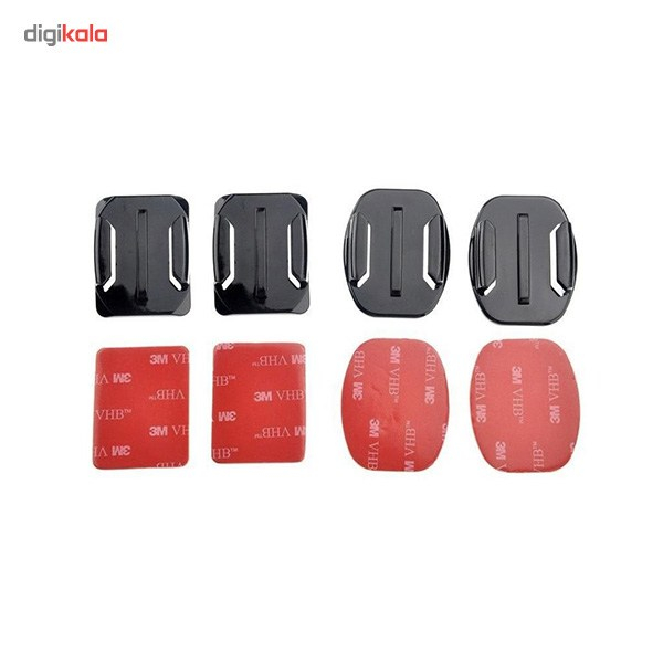 مجموعه پایه های چسبی گوپرو Hero3+ Flat + Curved Adhesive Mounts