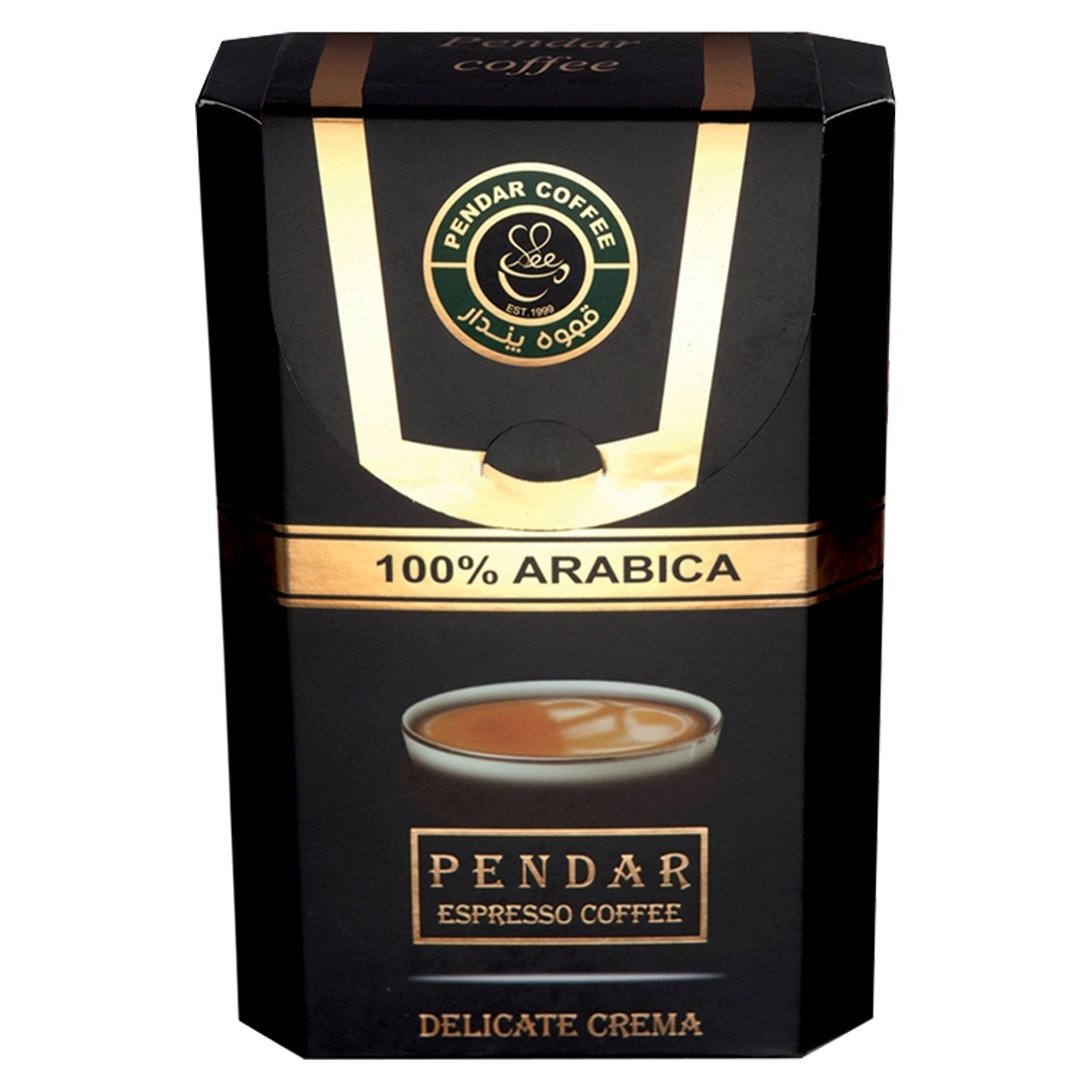 بسته قهوه اسپرسو پندار مدل 100 درصد عربیکا
