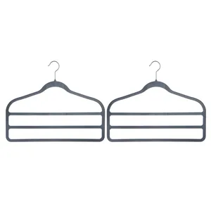 چوب لباسی دوموپک سری لیونگ مدل Velvet بسته 2 عددی