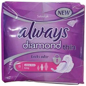 نوار بهداشتی الویز مدل Diamond Thin بسته 8 عددی