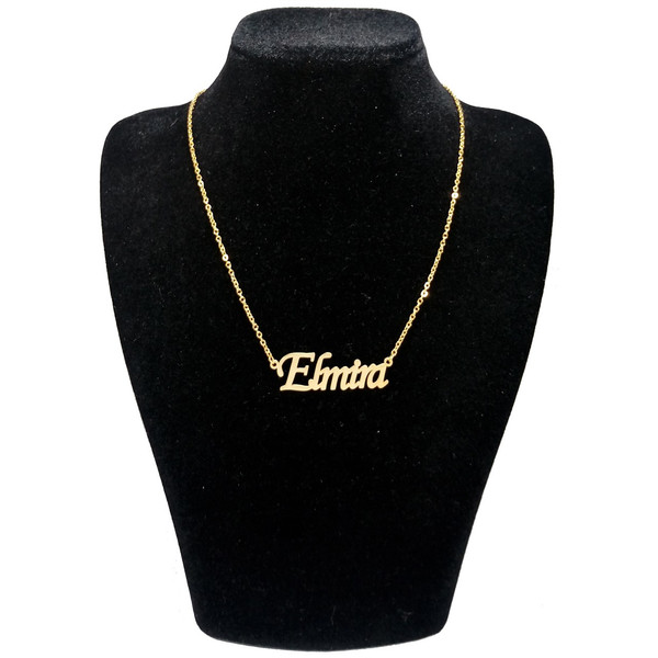 گردنبند آی جواهر طرح نام المیرا کد 1100107GE