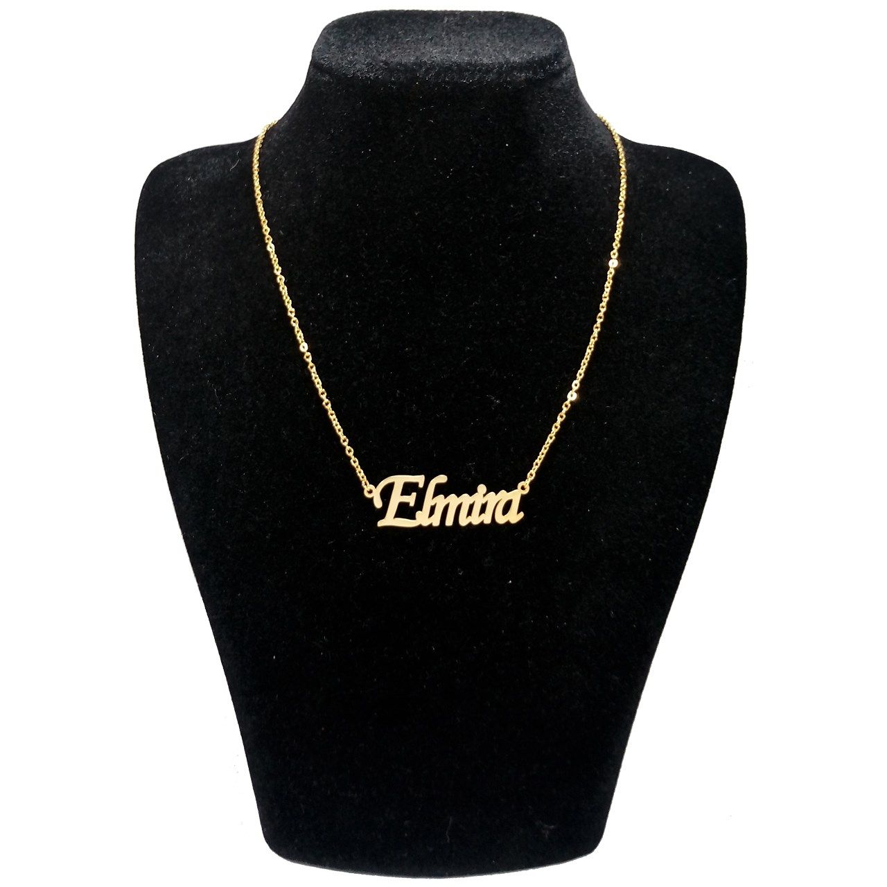 گردنبند آی جواهر طرح نام المیرا کد 1100107GE -  - 1