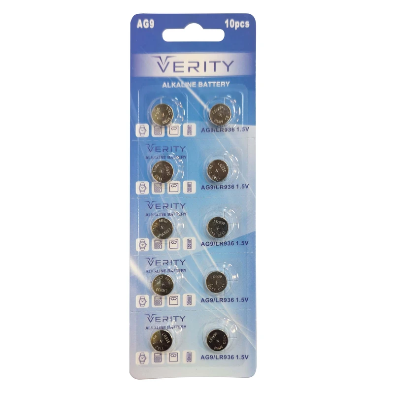 باتری ساعت وریتی مدل AG9-LR936-394-SR936-194 بسته 10 عددی