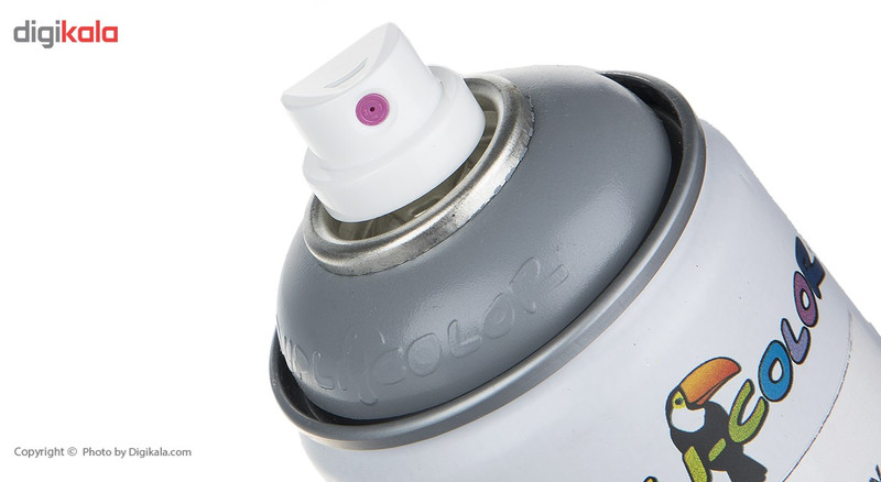 اسپری رنگ خاکستری نقره ای دوپلی کالر مدل RAL 7001 حجم 400 میلی لیتر