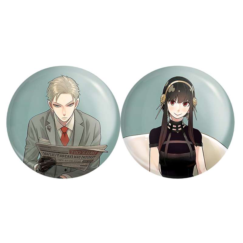 مگنت خندالو مدل یور و لوید انیمه اسپای ایکس فمیلی Spy × Family کد A86 مجموعه 2 عددی