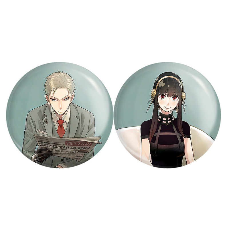 مگنت خندالو مدل یور و لوید انیمه اسپای ایکس فمیلی Spy × Family کد A86 مجموعه 2 عددی