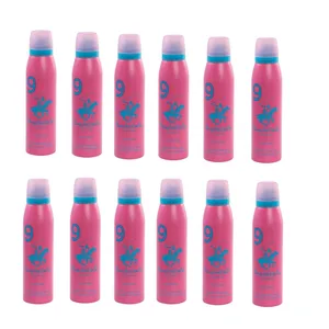 اسپری زنانه بورلی هیلز پولو کلاب مدل Nine حجم 150 میلی لیتر  مجموعه 12 عددی