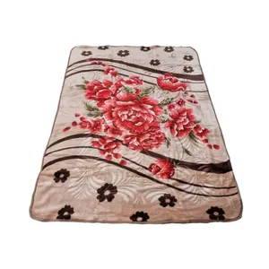 پتو روشا مدل گل برجسته تک نفره سایز 220×140 سانتی متر