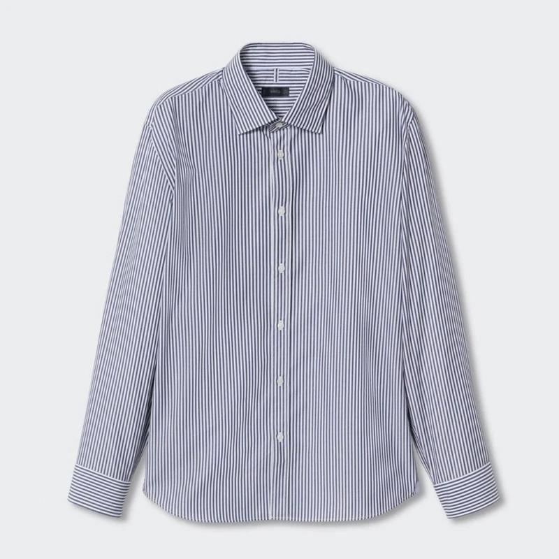 پیراهن آستین بلند مردانه مانگو مدل 37004019