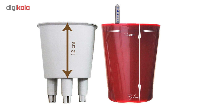 گلدان خودآبرسان گلوین مدل CS1