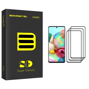 Somastel SD Glass Screen Protector For Samsung Galaxy A71 Pack Of 3