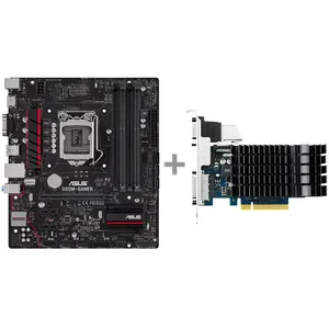 مادربرد ایسوس مدل B85M-GAMER به همراه کارت گرافیک ایسوس مدل GT730-SL-2GD3-BRK