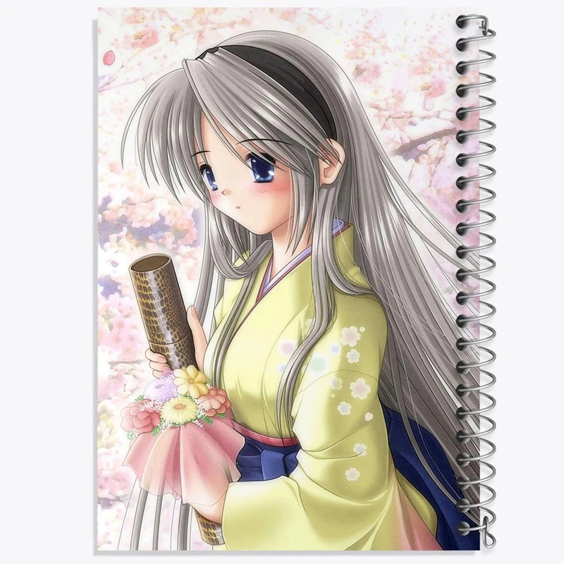 دفتر نت موسیقی 50 برگ خندالو مدل ساکاگامی انیمه کلاناد Clannad کد 22423