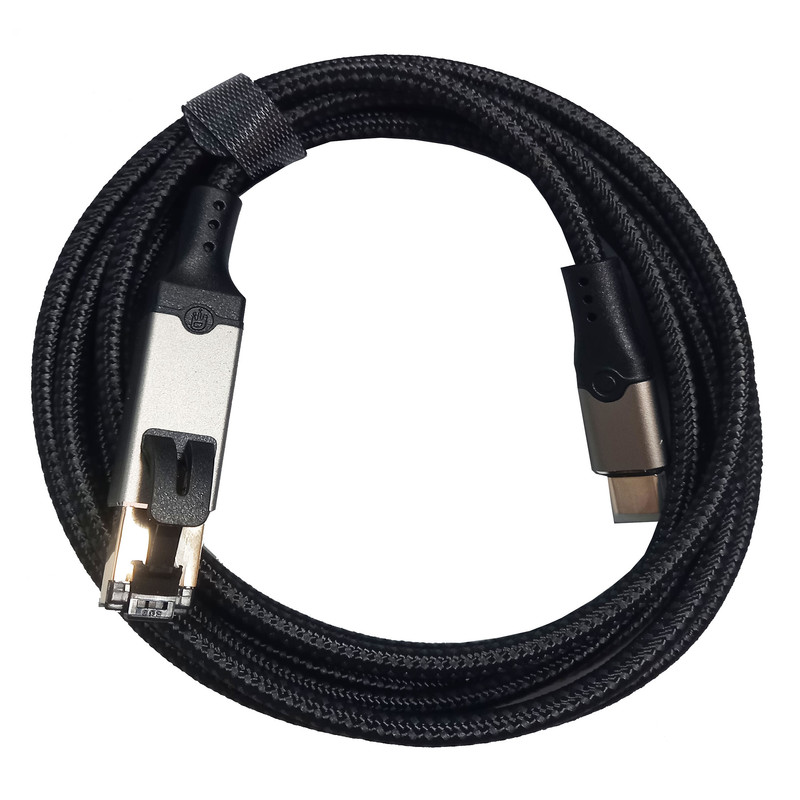 کابل تبدیل RJ45 به USB-C دونجی مدل RG-1000 طول 1.2 متر