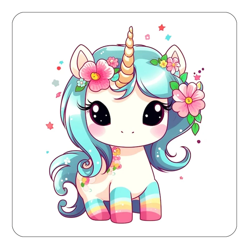 مگنت کاکتی طرح اسب تک شاخ و یونیکورن مدل mp31443