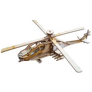نقد و بررسی پازل سه بعدی چوبی 85 تکه برتاریو مدل بالگرد آپاچی توسط خریداران