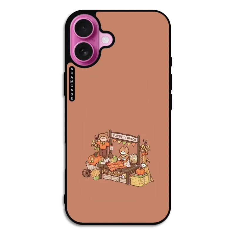 کاور آکام مدل AMC-WA16PLUS-PUMPKIN-3 مناسب برای گوشی موبایل اپل iPhone 16 Plus