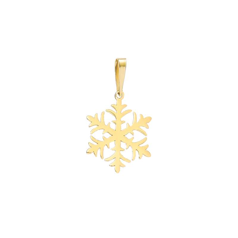 آویز طلا بچه گانه ماوی گالری مدل برف