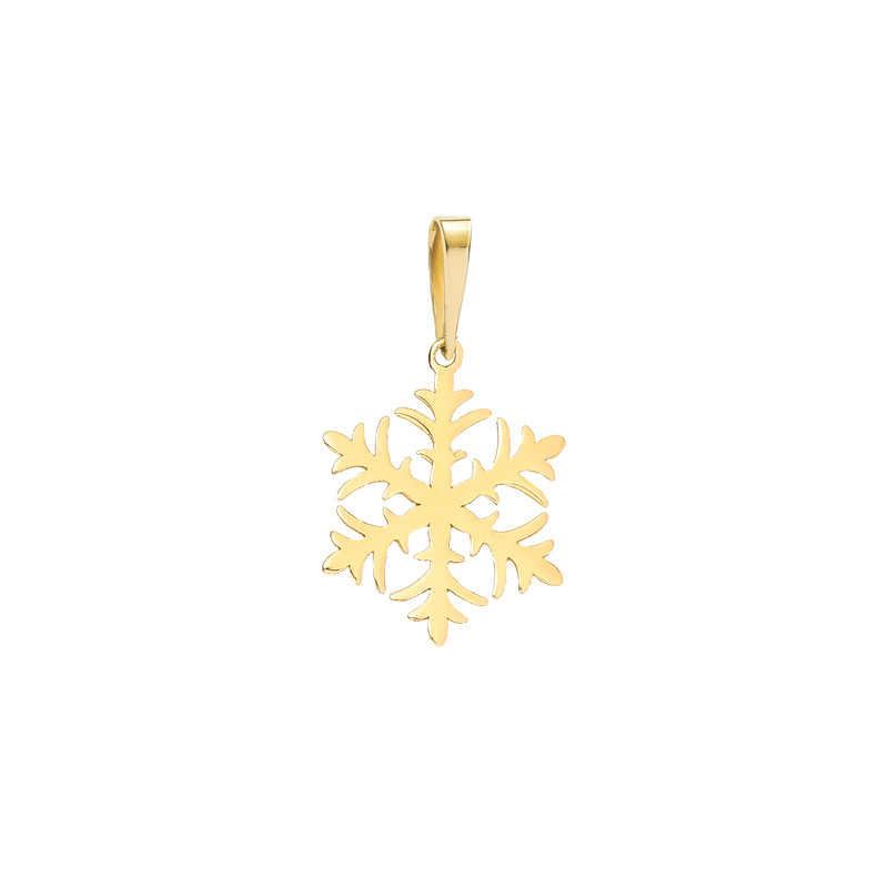 آویز طلا بچه گانه ماوی گالری مدل برف