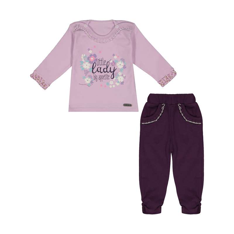 ست تی شرت و شلوار نوزادی کوکالو مدل 004