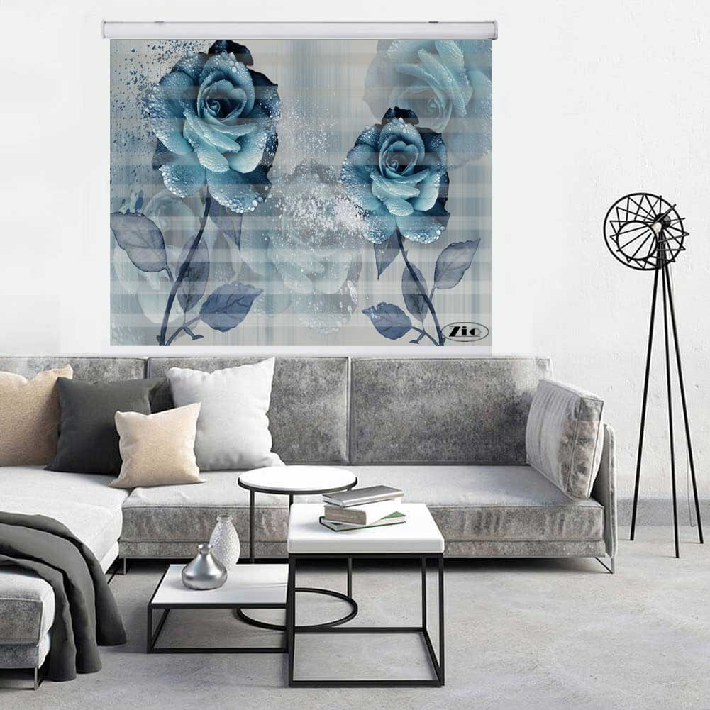 پرده زبرا زیو کد 3D1351 سایز 150x150 سانتی متر