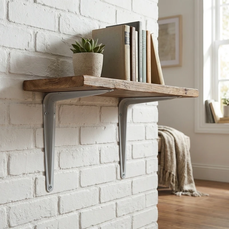  پایه نگهدارنده طبقه دیواری مدل 01 بسته 2 عددی