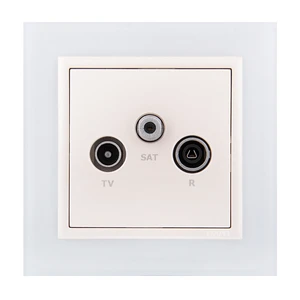 پریز آنتن ایفاپل مدل LOGUS90 CRYSTAL کد 90910TCP/21543/90775