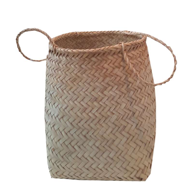 سبد حصیری مدل استوانه ای کد 22-30