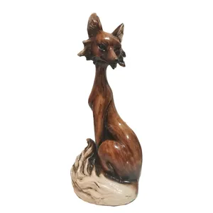 مجسمه مدل روباه نشسته کد MR480