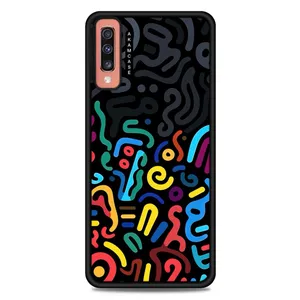 AKAM AMC-WSGA70-DOODLE8 Cover For Samsung Galaxy A70